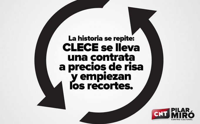 MADRID | Clece reprime la actividad sindical en el C. C. Pilar Miró #CLECEContraPilarMiró graficasmadrid.cnt.es/clece-despide-…