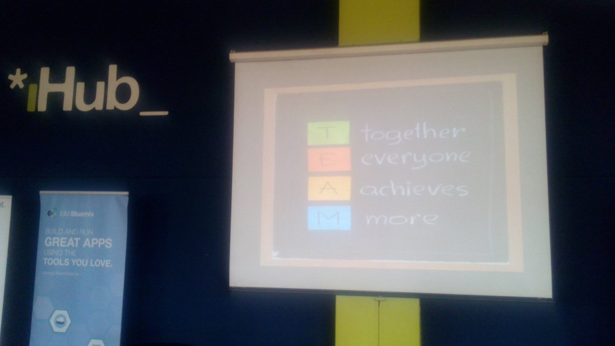 iHub's tweet image. Together Everyone Achieves More @muriithiw #iHubJumpstart