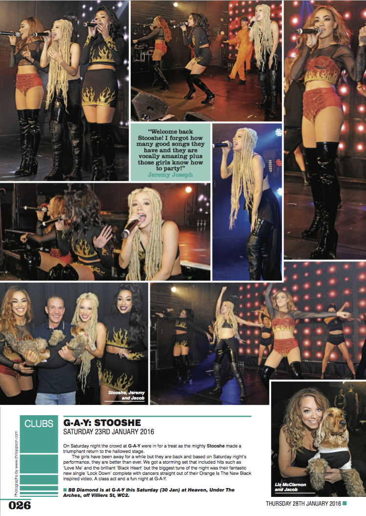 ChrisJepson's tweet photo. my pics of @Stooshe at G-A-Y in this week's @BoyzMagazine 
more at https://t.co/mJrVHV9jxY https://t.co/9bToUDMlm7
