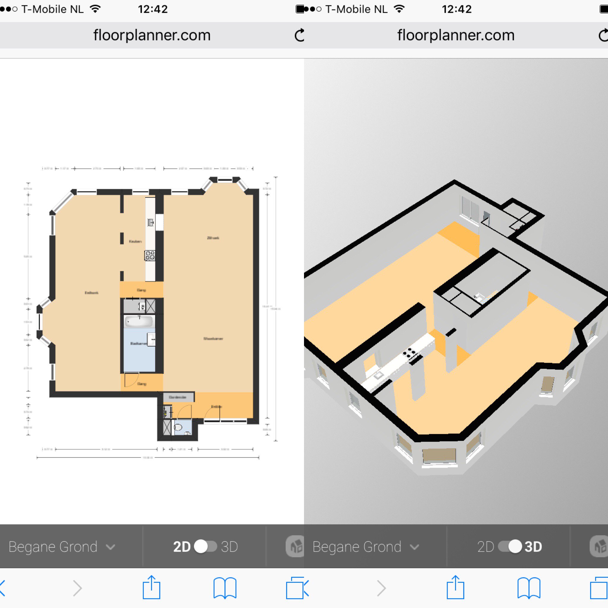 Floorplanner - A 2D floorplan created with floorplanner.com