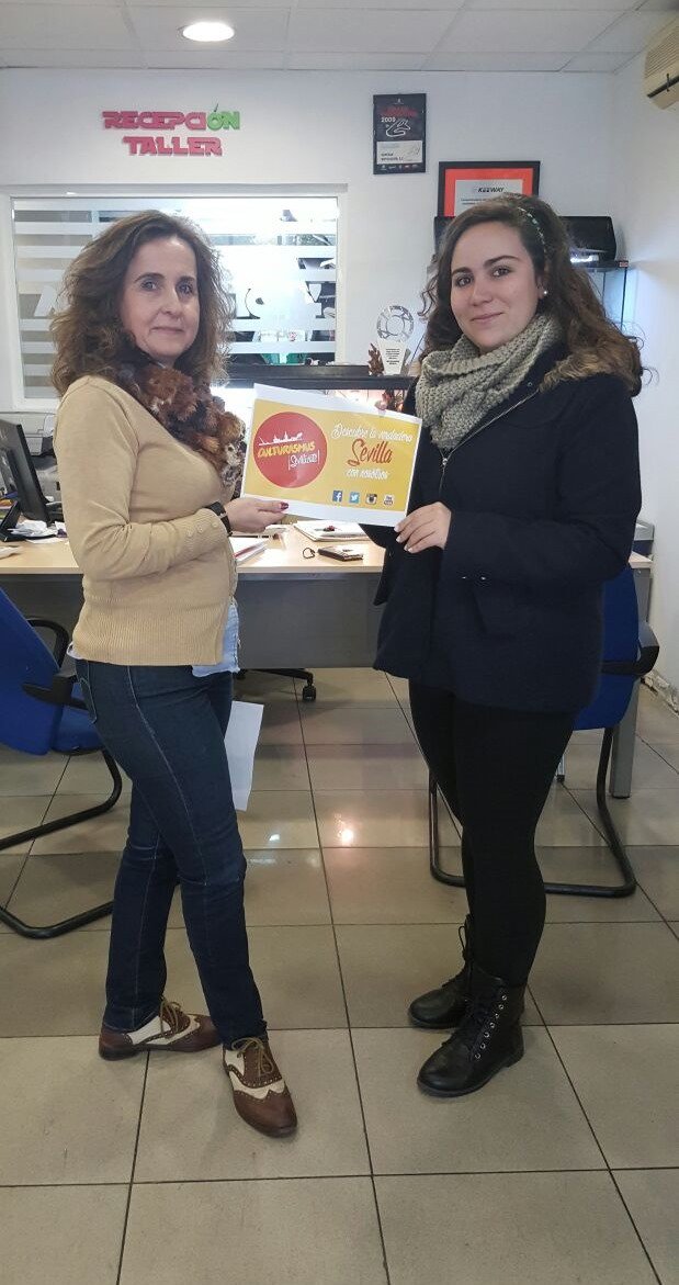 Culturasmus hoy se ha desplazado a MotoSevilla para establecer sinergias 😉 #Sevillízate