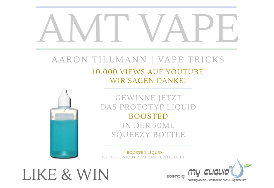 my_eliquid's tweet photo. Danke für 10K  #YouTube Views. Neues #Gewinnspiel über @AMT_VAPE FB https://t.co/filpHEJacN  #Liquid #vape #ecigs https://t.co/qGoC0gUWpw