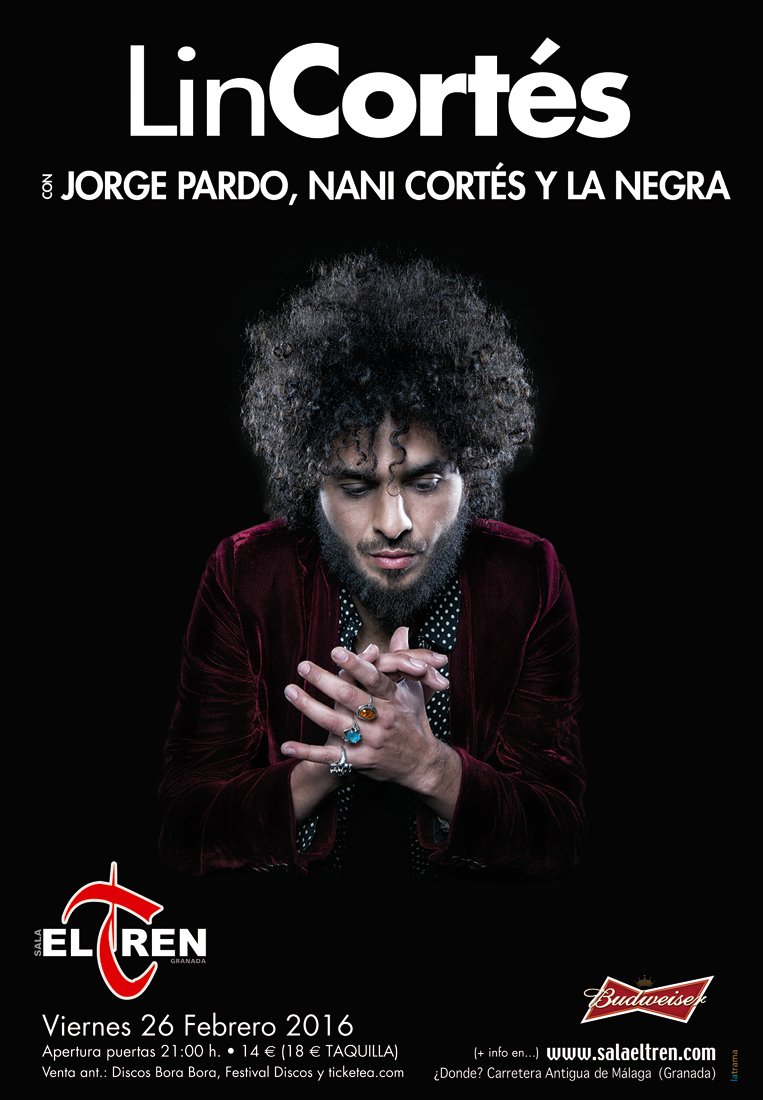 Lin Cortés en #Granada 
Con <a href="/JorgePardo__/">Jorge Pardo</a> @NaniCortesnani y <a href="/lanegra_oficial/">La Negra</a> entradas 👉ticketea.com/entradas-conci…