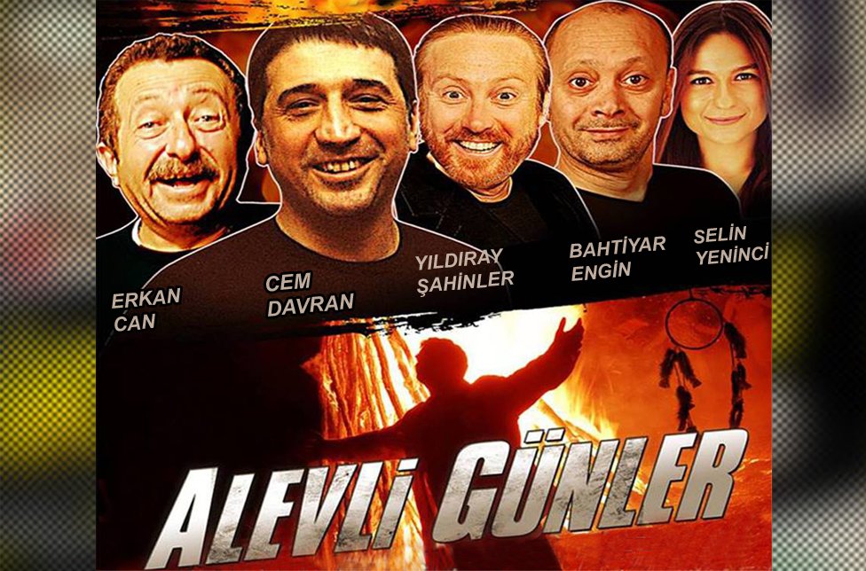 Cem Davran ve Erkan Can gibi isimleri bir araya getiren Alevli Günler, etkileyici hikayesiyle Zorlu PSM sahnesinde.