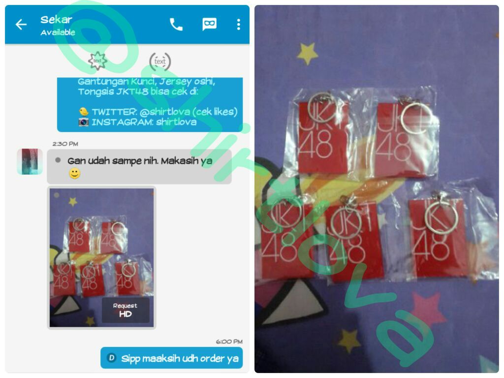 shirtlova's tweet photo. Testi via BBM klo orderan Gantungan kunci JKT48 udh nyampe ke pembeli! Yuk order cuma 30k/pcs  NO TIPU https://t.co/GlZcikYznC
