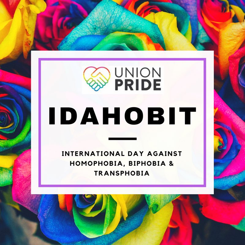 UnionPrideNSW's tweet image. Today is International Day Against Homophobia, Biphobia &amp;amp; Transphobia. Power to #LGBTIQ unionists  ❤️✌🏿️#IDAHOBIT2017 #ausunions #idahobit