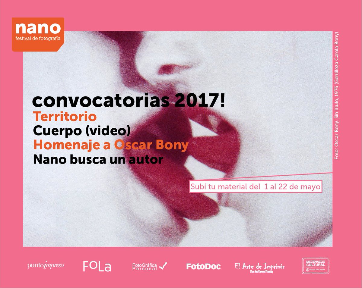 ¡Hasta el 22-5 participá en las convocatorias! 
SUBÍ TU MATERIAL ACÁ: goo.gl/Q0m4j7
TODA LA INFO ACÁ: goo.gl/P36VPa