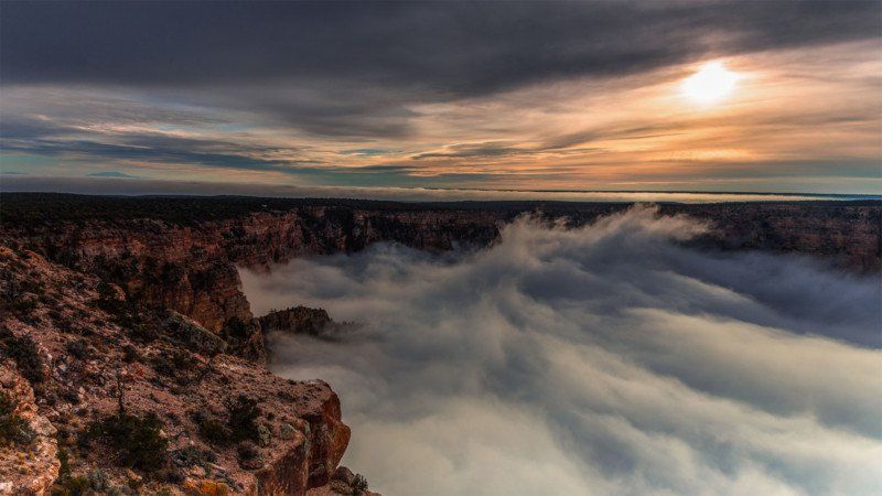 ShutterSpots's tweet image. Breathtaking Timelapse of the Grand Canyon Captures Full Cloud Inversion buff.ly/2rnXRkF
