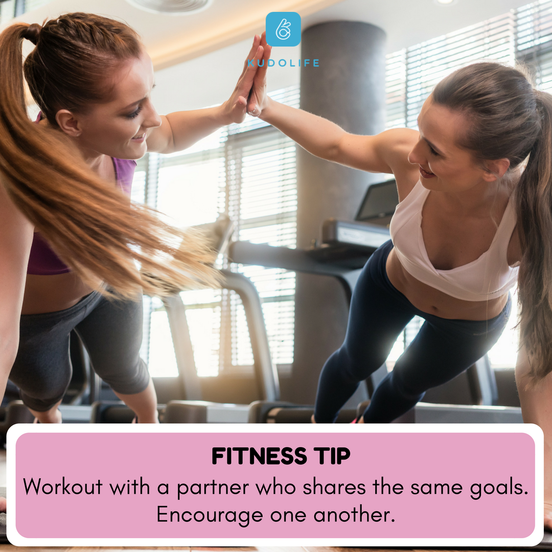 KudolifeApp's tweet photo. Workout tip: Use the buddy system to achieve your #fitness goals! #transformationtuesday #tuesdaymotivation https://t.co/fhRiuP6VVS