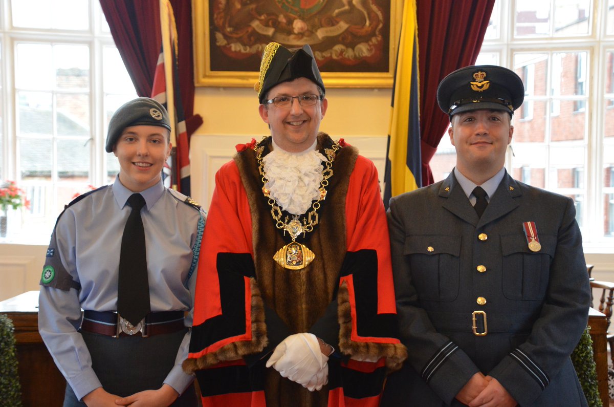 TamworthMayor's tweet photo. @FSCropper1122 @1122sqn Looking forward to you being Mayor's Cadet for 2017/18. https://t.co/GEWQ49fMlz