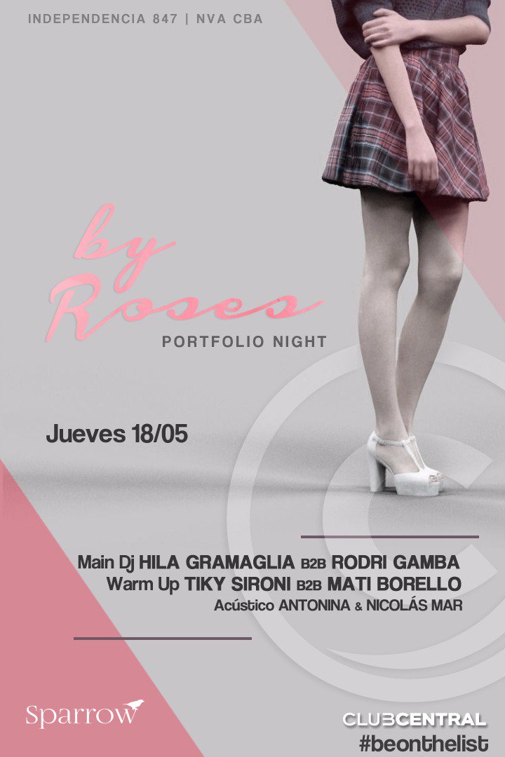 Sofii_abrito's tweet photo. @SaliEnCba @CaravanaCordoba #AGENDA: 
JUEVES 18.05 I BY ROSES 
Lista&amp;Reservas 3516659740 o mp #BeOnTheList!
#ClubCentral2017 #ClubDeAmigos https://t.co/G6yapMIzTZ