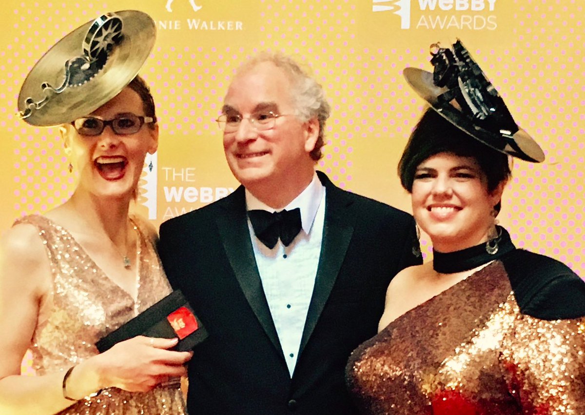 Best @TheWebyAwards Chapeaus: <a href="/tracey_pooh/">tracey_pooh https://mastodon.social/@traceypooh</a> <a href="/alexisrossi/">Alexis Rossi</a> the amazing <a href="/internetarchive/">Internet Archive</a> staff who make preserving the past fun-Hats off to you