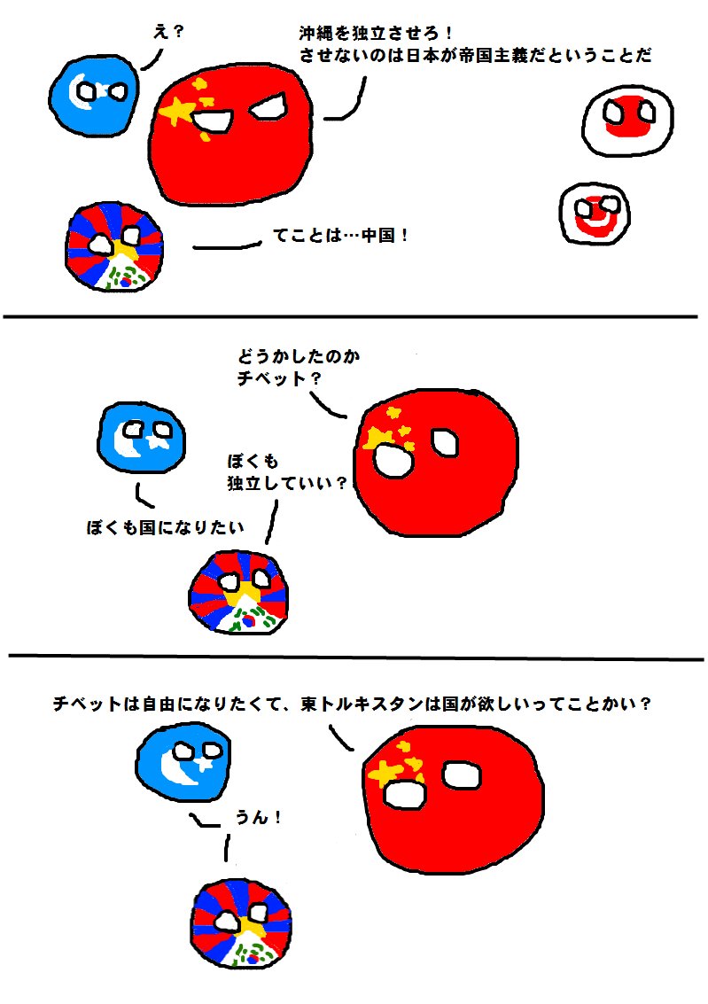 中国の事情 #ポーランドボール #Polandball