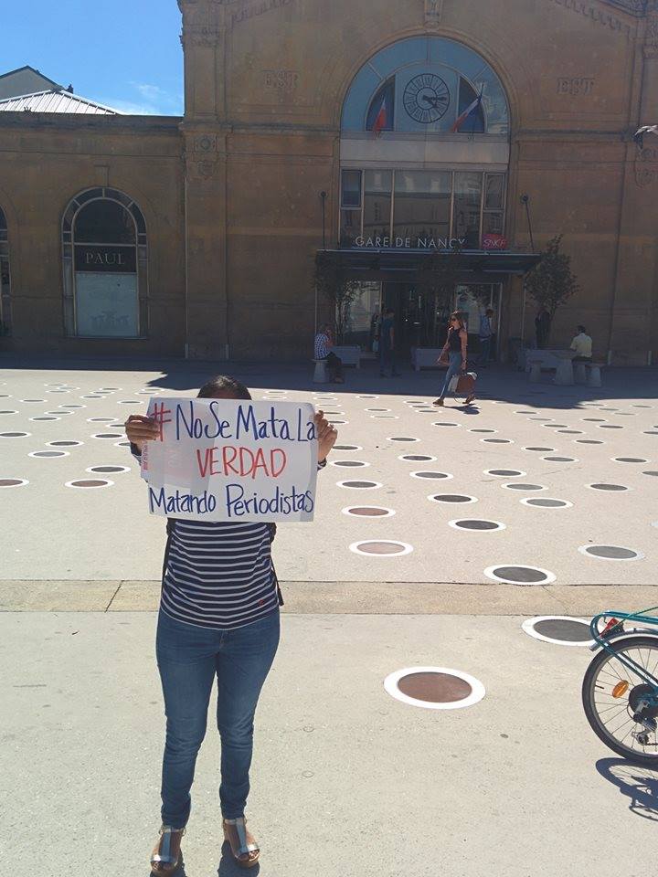 International Solidarity Voices #UnDiaSinPeriodismo #NoAlSilencio  Nancy, Francia