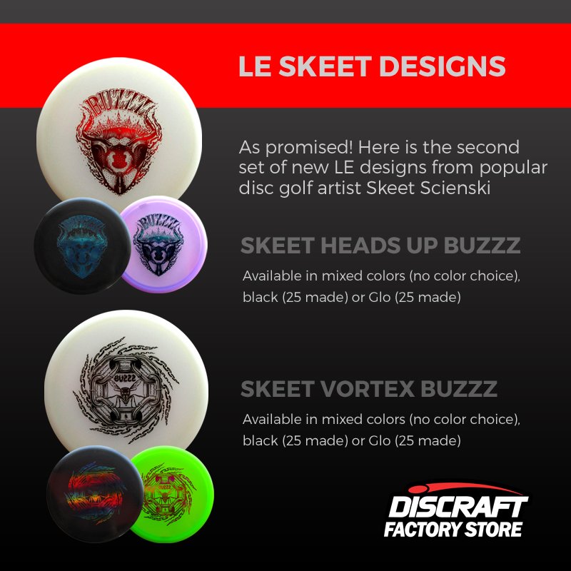 DiscraftFS's tweet image. More Skeet! Two new LE designs: scroll to "what's new" on discraftfactorystore.com