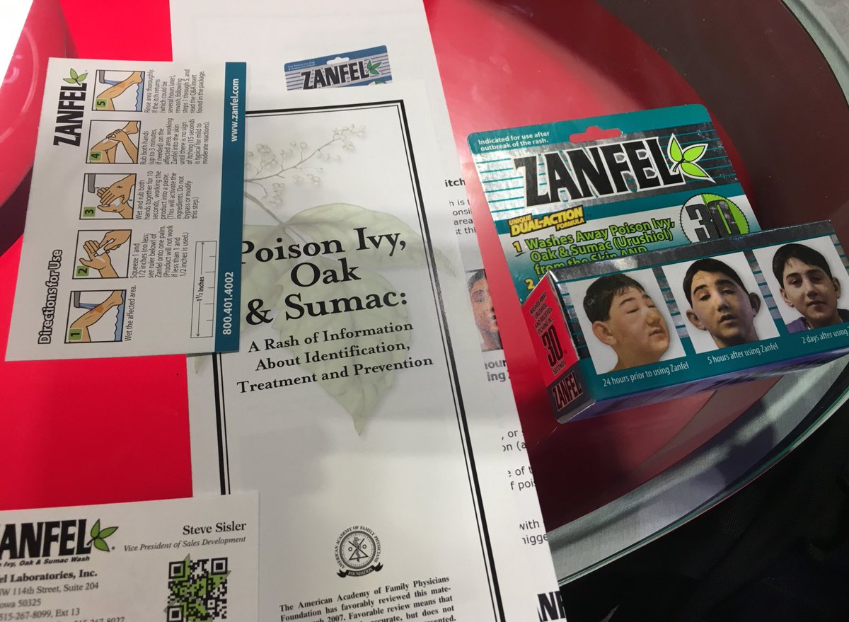 SufferLab's tweet image. Showed the Zanfel booth my poison ivy arms and the hooked me up big time! #sofic2017 #PoisonIvy