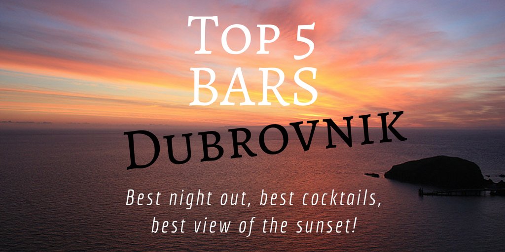 Drinking in #Dubrovnik? Go where the locals go - to these #bars! bit.ly/2cVcybL