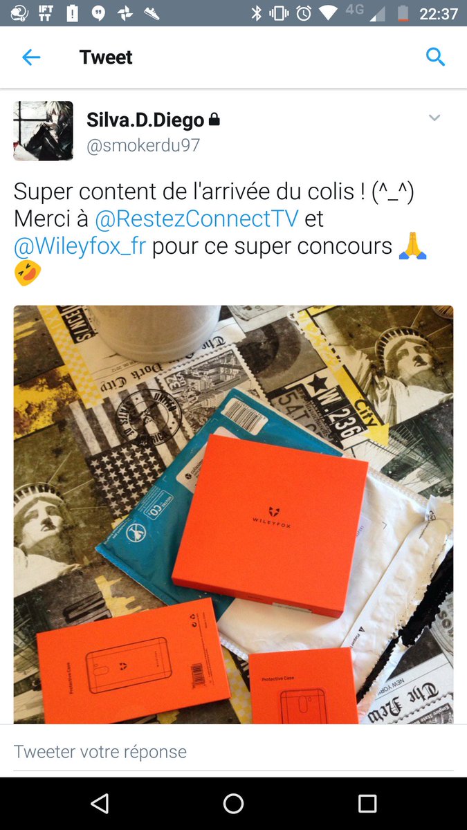 Math_DosSantos's tweet image. Notre gagnant @smokerdu97 a un compte privé on se permet de lui piquer son tweet Il a reçu​ son #Swift2x thx @Wileyfox_fr #plaisirdoffrir