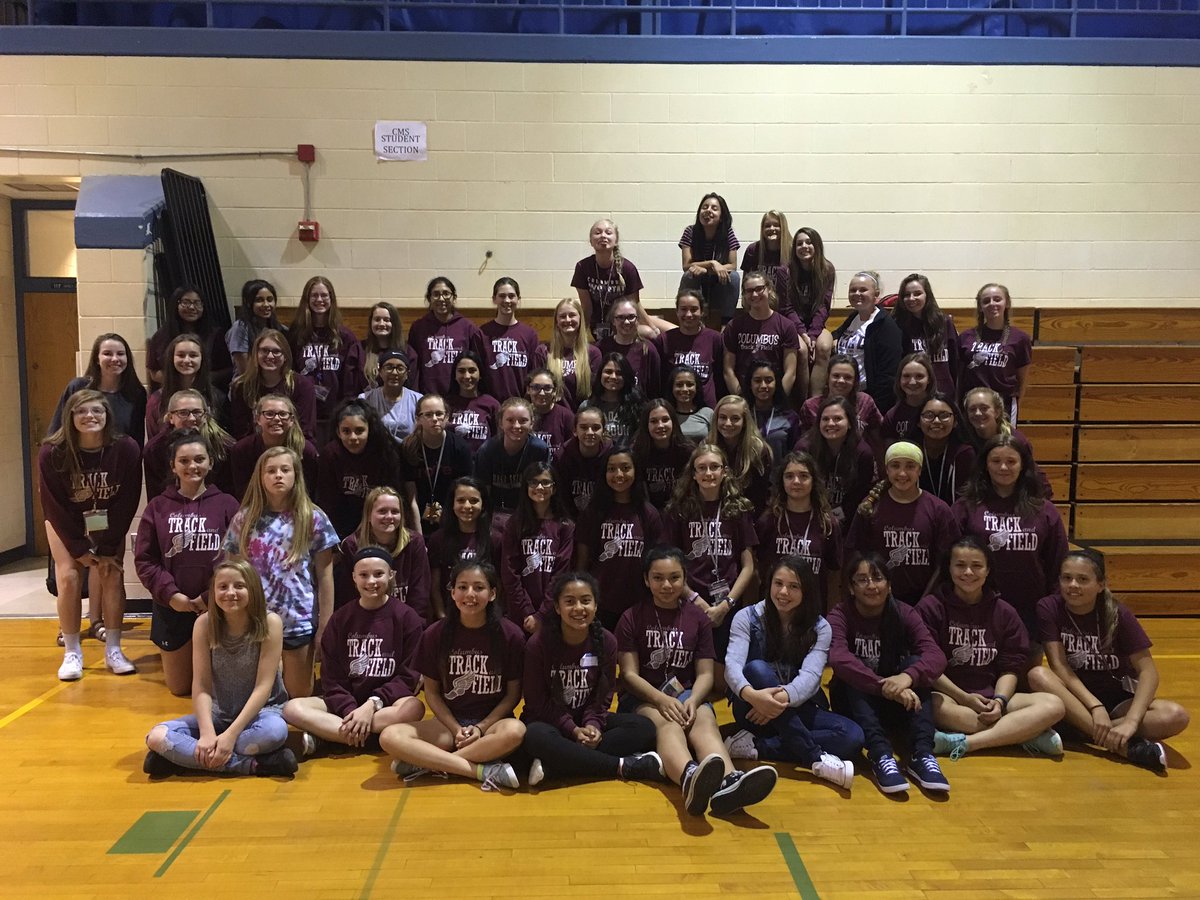 MrsBramhallCMS's tweet photo. So proud of my #Fearless Track girls this season.  🏆🏆🏆 https://t.co/YR281UQ9Jg