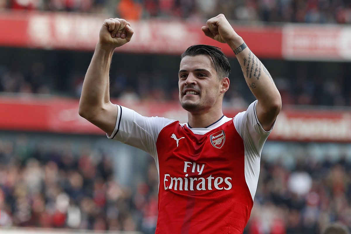 Image result for xhaka v sunderland