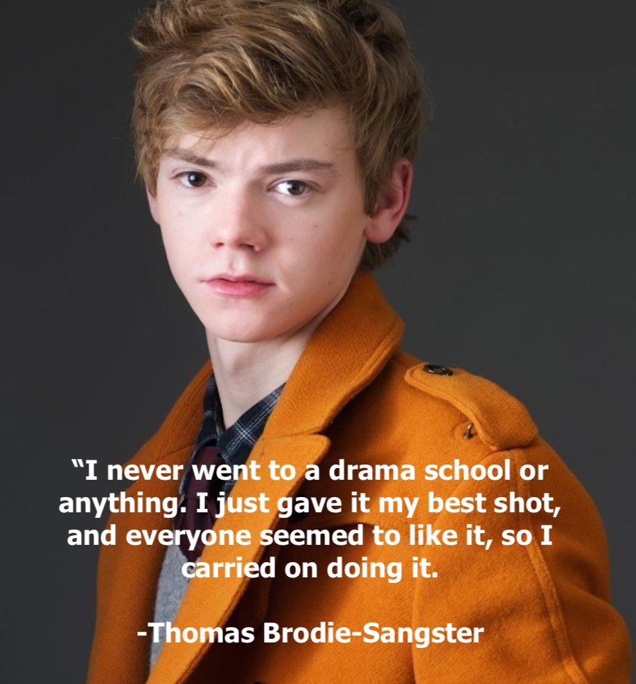 Every Actor has their own path! Happy birthday Thomas Brodie-Sangster from Cast It Talent!  