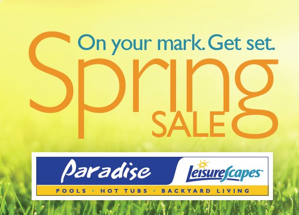 Spring Sale is on now till Jun 15! Summer incredible low prices on almost everything pool, hot tubs, patio furn + more #YXE #YQR #ShopLocal