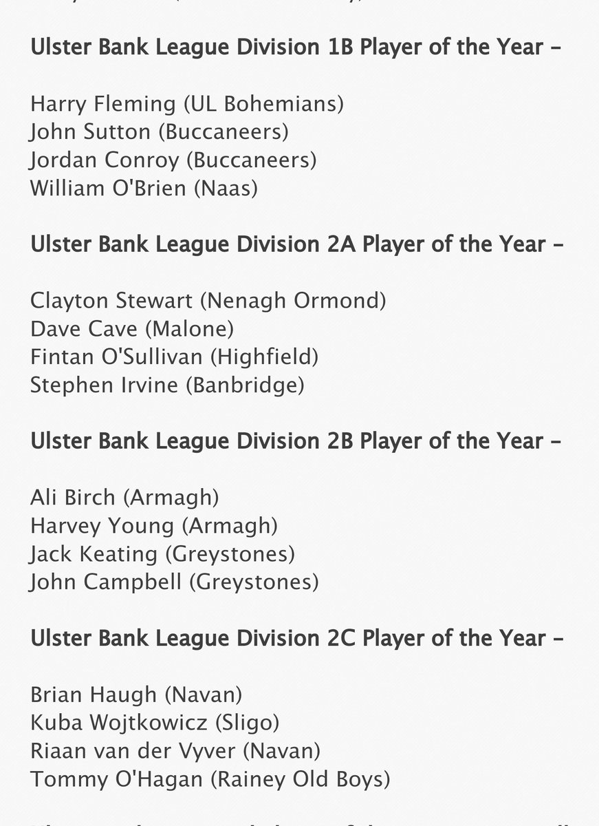 HighfieldRFC's tweet image. Congratulations to Fintan O'Sullivan on his nomination for Division 2A player of the year!! Great to see!