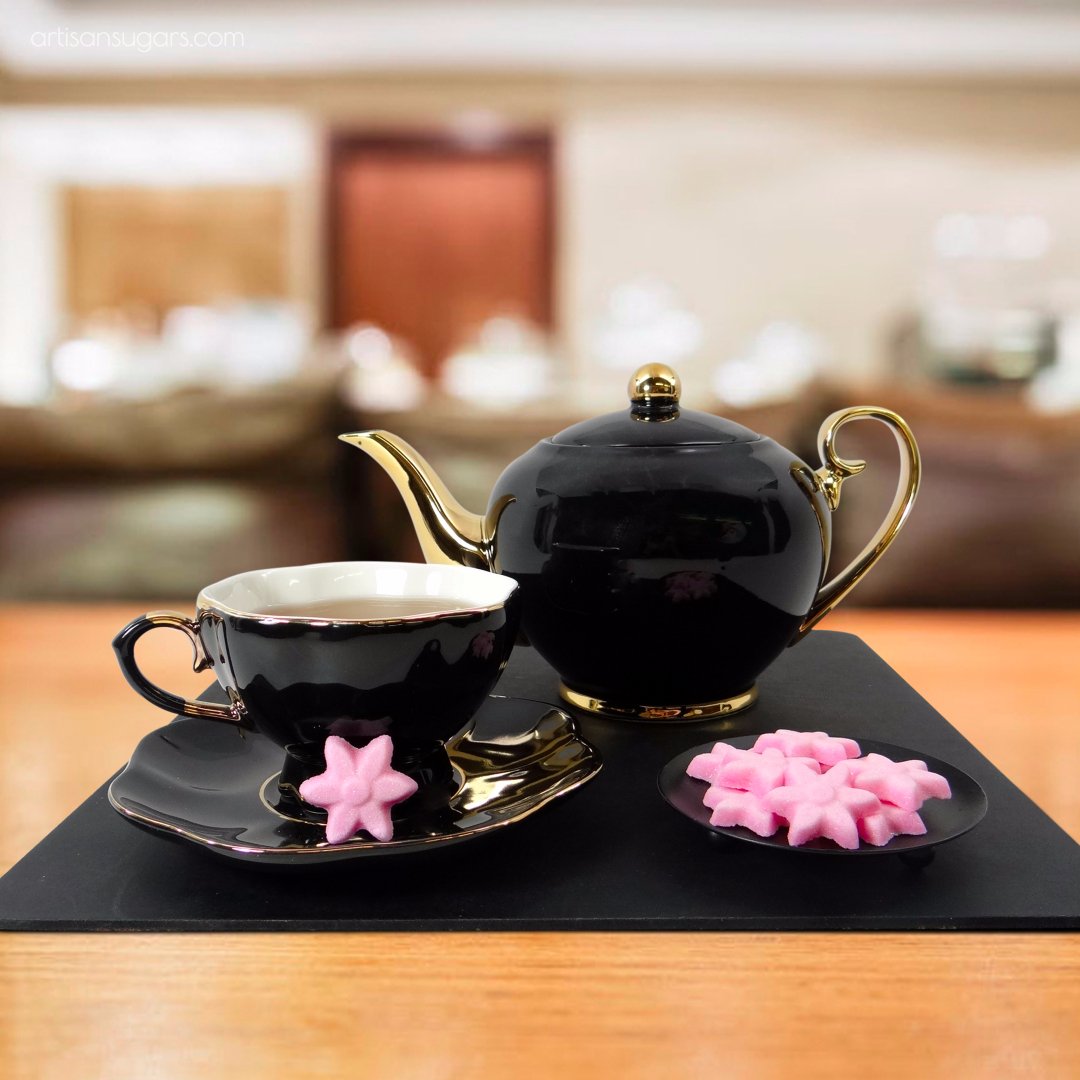 The intoxicating floral fragrance of Pink Jasmine Sugar Shapes will soothe and delight. Perfect for a spring tea.

bit.ly/PinkJasmine