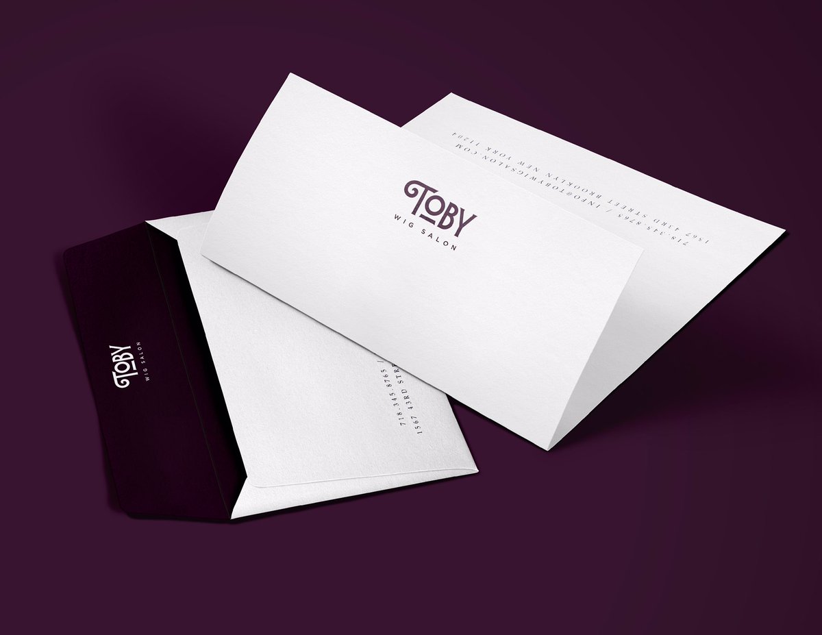 yp_designs's tweet photo. Branding for TOBY wig salon. 
Elegant and trendy, just the right balance. https://t.co/vIGqcxs2qh