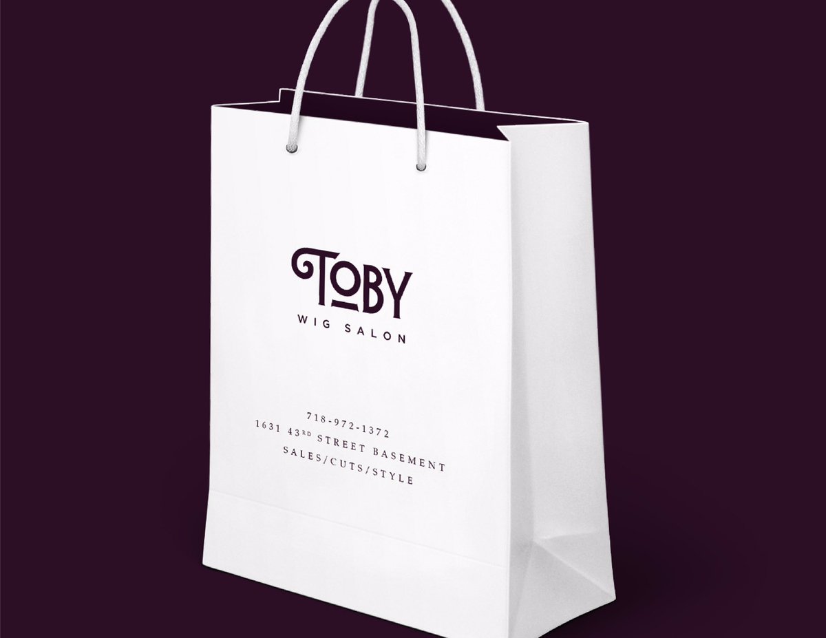 yp_designs's tweet photo. Branding for TOBY wig salon. 
Elegant and trendy, just the right balance. https://t.co/vIGqcxs2qh