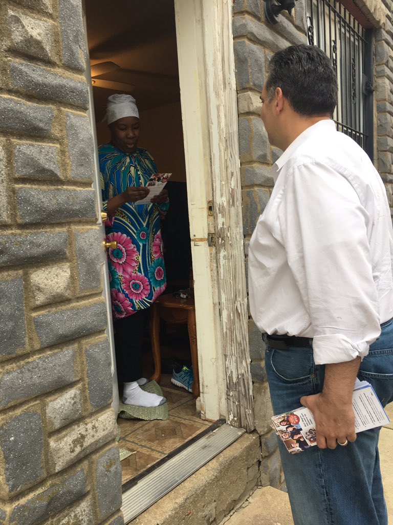 FerTreMar's tweet photo. Had a great time canvassing and talking to voters with @RichNegrin at  @CouncilmanKJ #36thWard #Rich4DA https://t.co/hwyV3tsw1y