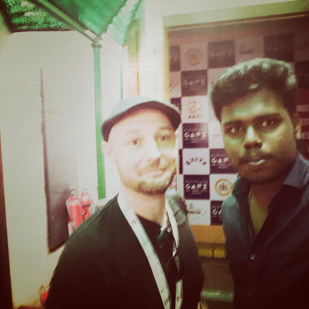 harish_vfx9's tweet image. Awesome tym with @BaahubaliMovie VFX Supervisor @petedraper #gafx2017