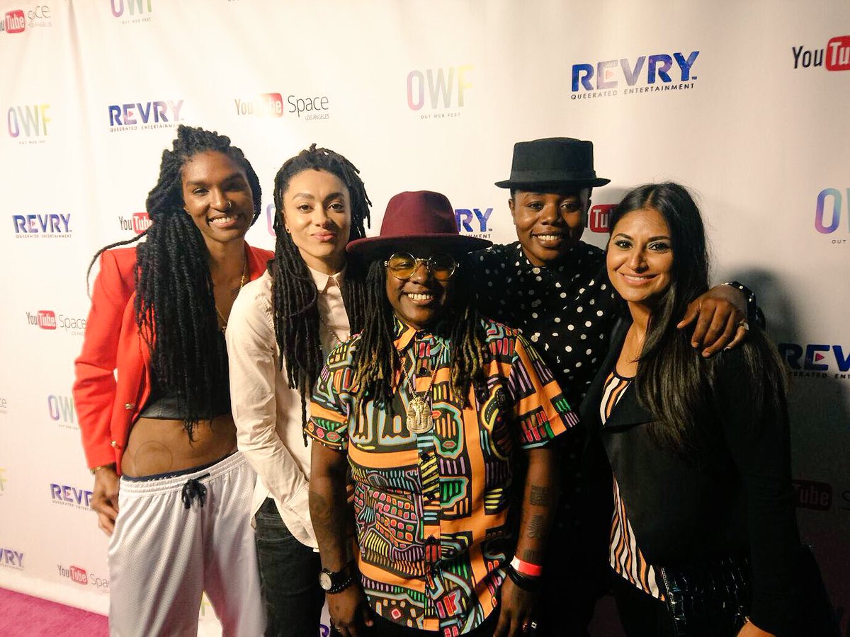 SpectrumLDNWeb's tweet photo. @GurkiranK #actress out and about representing LA #outwebfest 2017 with @itsarifitz @STUZOCLOTHING @OutWebFest #youtubeparty #qpoc @REVRYTV https://t.co/ihVgwqelWK
