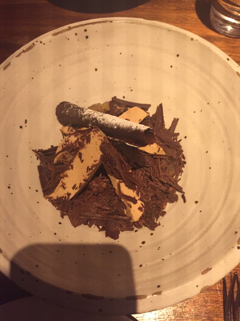 Milk chocolate parfait with marshmallow goo and salted caramel ice cream chunks. 
⭐️⭐️⭐️⭐️⭐️