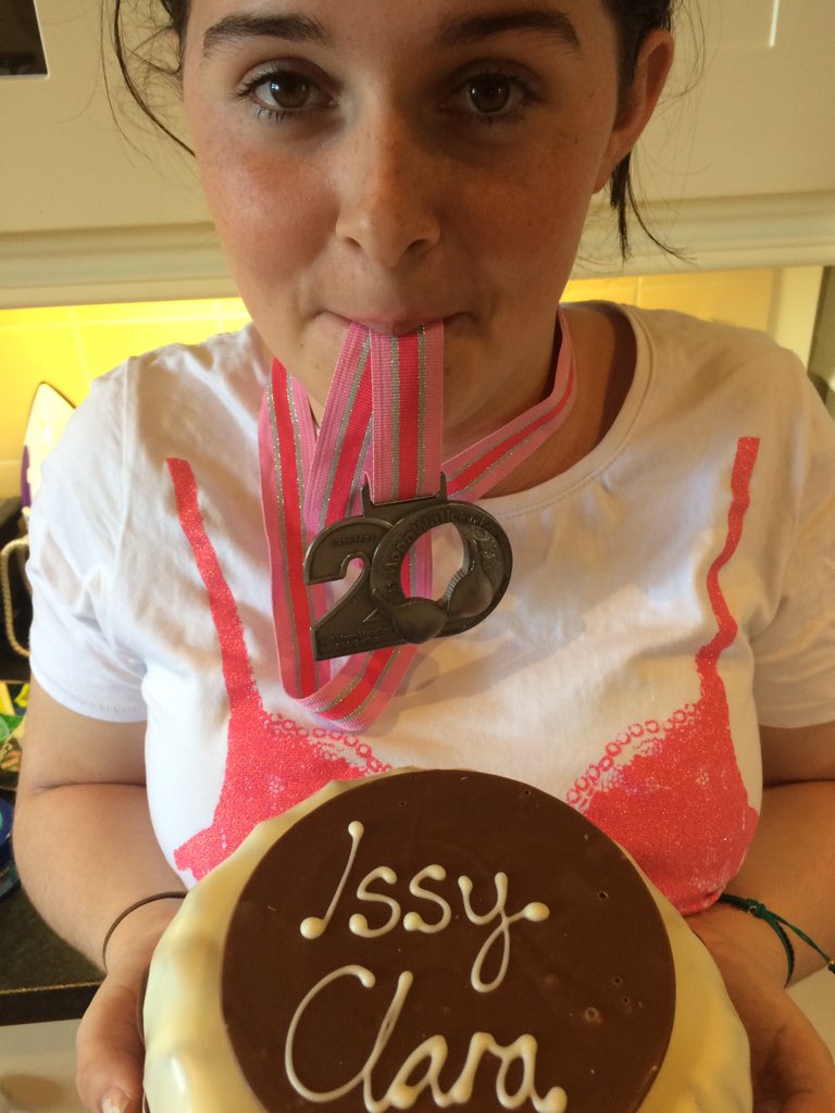 IsobellasTutu's tweet photo. @choccywoccyshop after walkin 15 miles &amp;raising+ £600 for @WalktheWalk. She was so surprised &amp;chuffed as you can see https://t.co/fvxzffbN9v