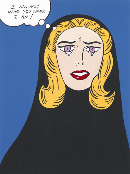 dola0554's tweet photo. Artist Helen Zughaib mixes Western w Islamic culture in her art in an attempt to break stereotypes. I think this is so cool!#pacificuanthro https://t.co/T4vxGRkiam