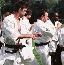 TKyokushin's tweet photo. On the pads on the last day of BKK camp back in 2008. Good times. Osu. https://t.co/Y66QjYH4RF