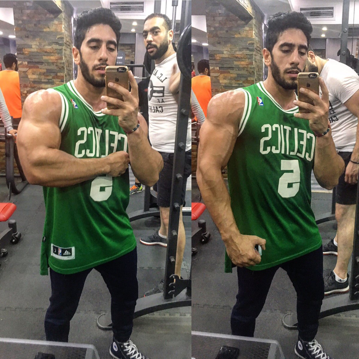 MoamenFit's tweet photo. It's shoulder day https://t.co/sx60aVkdYT