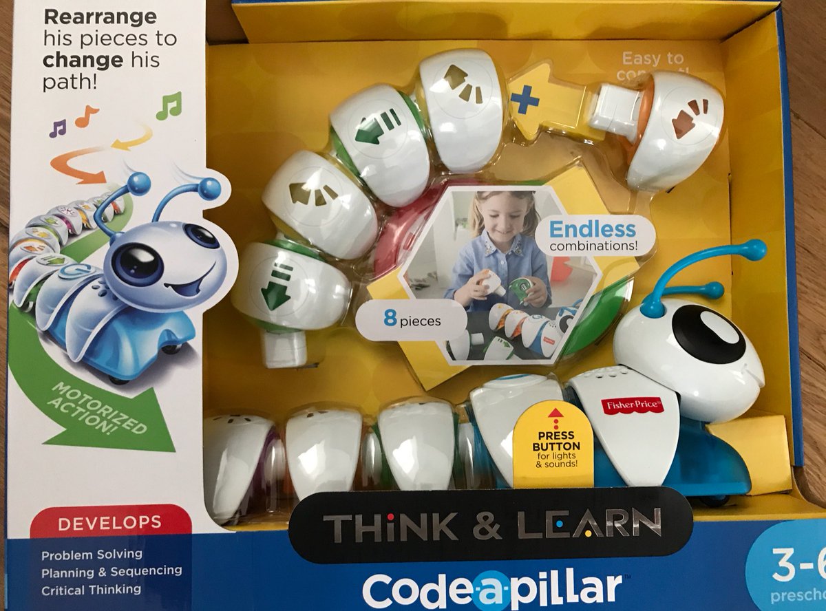 lookwhatjendid's tweet image. Do you work in early years?Then this @FisherPrice #codeapillar is a fab way to develop learners #computingscience knowledge&amp;amp;understanding 😊