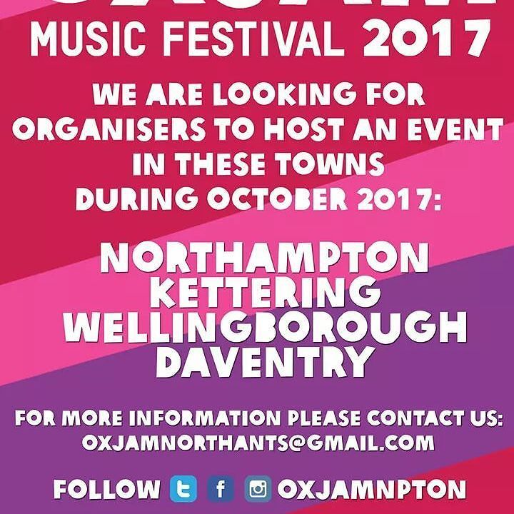 Oxjam Northampton tweet media