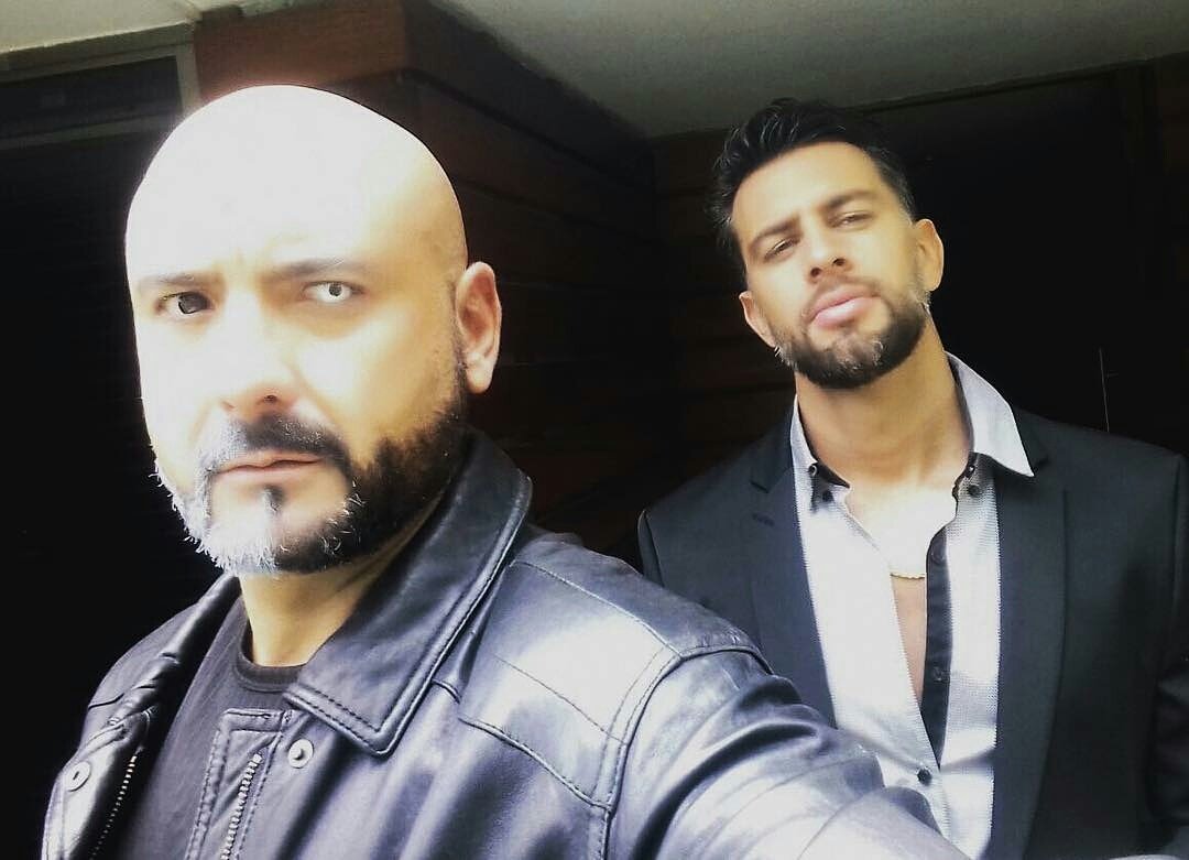 DeLaCampaInFC's tweet photo. Primer día de grabación como Estefano en @cofradia_la_pelicula con el mercenario @miami_mach #cofradialapelicula #cofradía #QueMeVen? https://t.co/hTVeIPDQIP