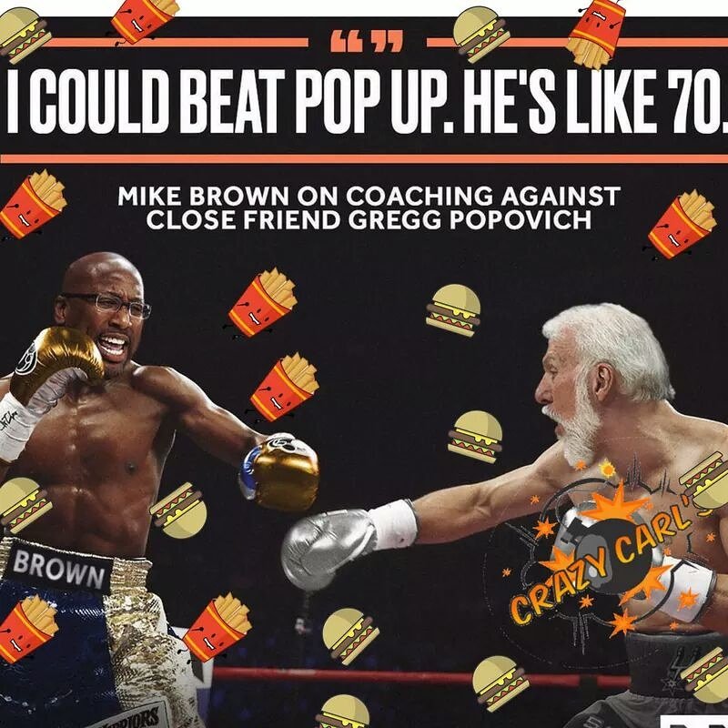 Fight Time <a href="/spurs/">San Antonio Spurs</a> <a href="/nba/">NBA</a> Playoffs! Come join us at <a href="/theblocksa/">The Block SA</a> ! Griddle Smashed Burgers and Hand Cut Fries! 
#spurs #crazycarls #burgers
