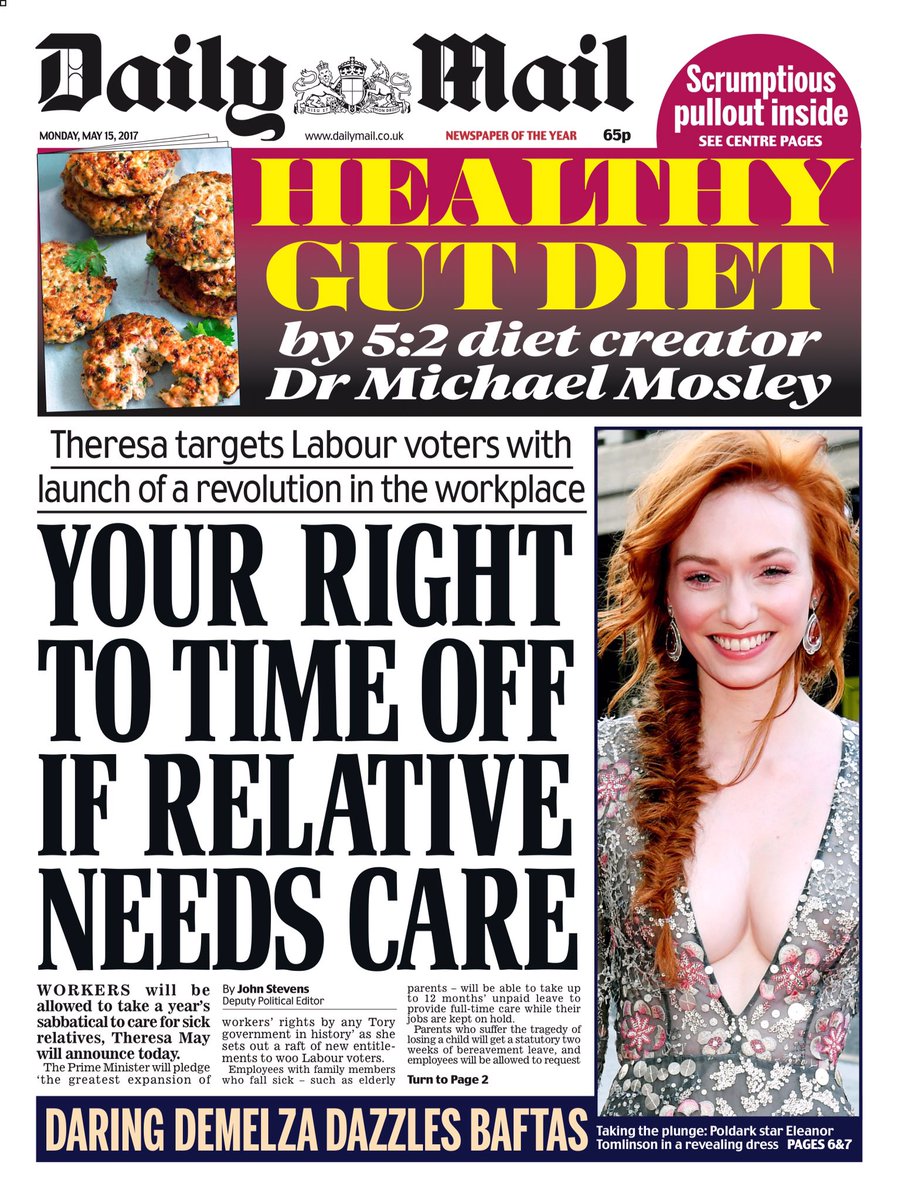 DMReporter's tweet photo. TOMORROW: Tories unveil YOUR right to look after YOUR relatives when YOUR health service fails while not being paid for YOUR time. https://t.co/lKtKS1suX9