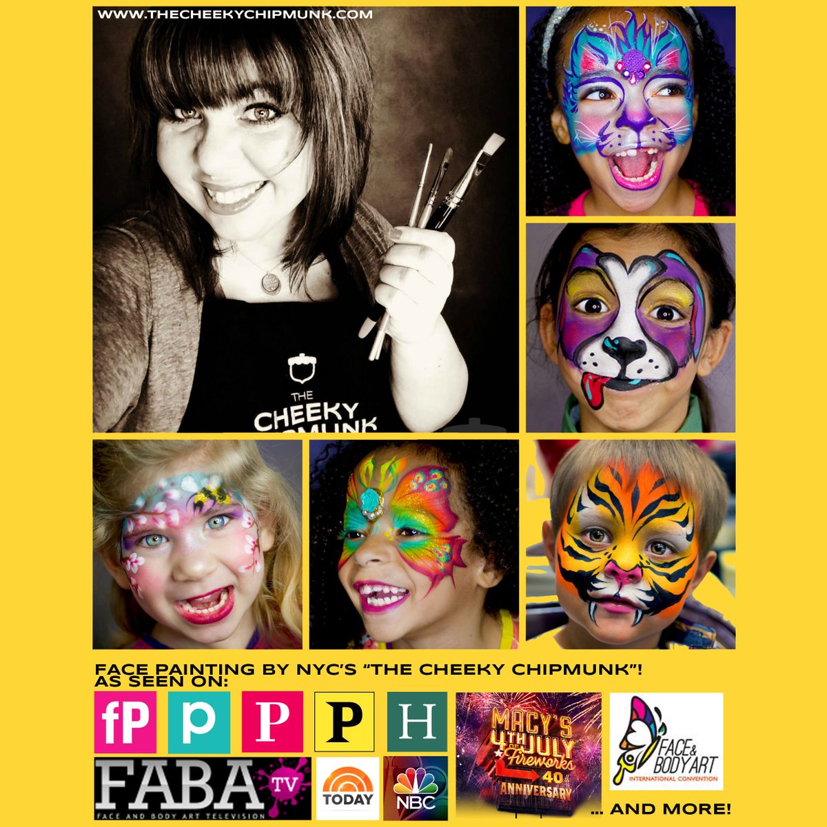 LenoreIsCheeky's tweet image. Bohemia Realty Group hosts its annual Spring Uptown Adopta-a-thon 6/24! Come on by and get face painted by NYC's THE CHEEKY CHIPMUNK! &amp;lt;3