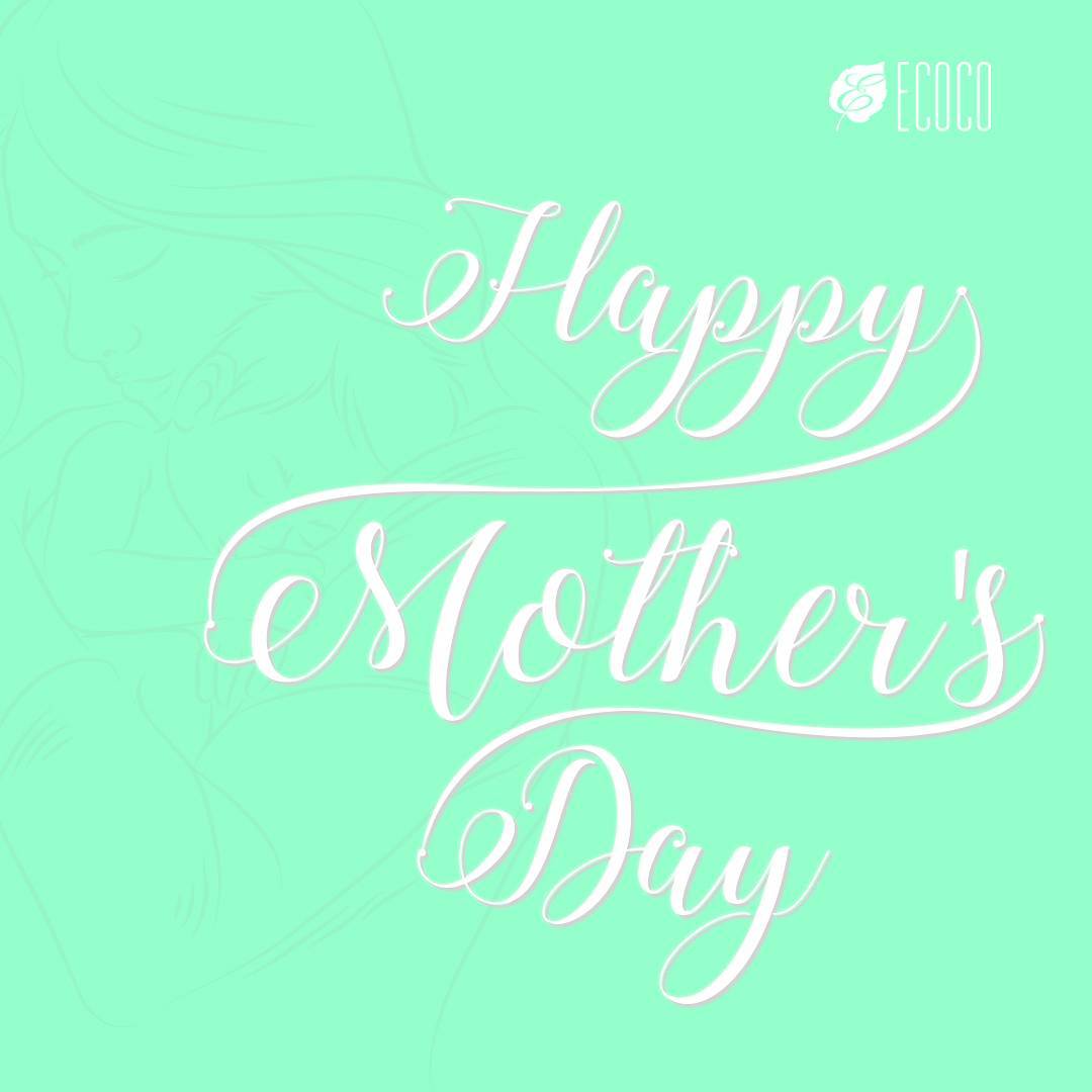 Happy #MothersDay 
Celebrate in eco-style and pampering yourself! xx, #ecocoteam