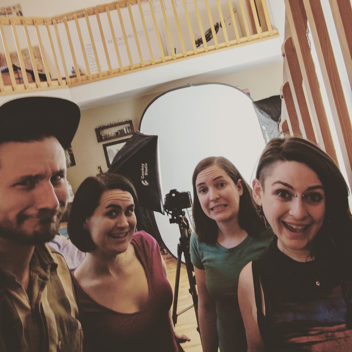 #Filming a #promo video for #slacomedyshow....promise we look more fuckable in person #mfip