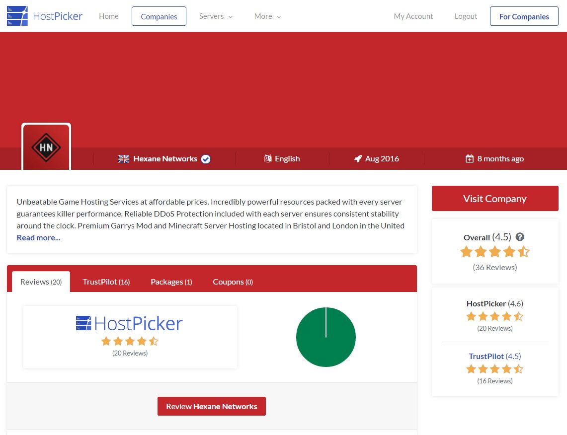 HexaneNetworks's tweet image. HostPicker now has a fresh new look alongside many new awesome features! Check it out: hostpicker.net/companies/hexa… Follow @HostPicker on Twitter