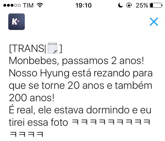 kihyundaily's tweet photo. [TRANS|🗒] Kihyun talk toK update• With Wonho🐹🐰 
#2yearWithMonstaX https://t.co/QTQ2rOjkpN