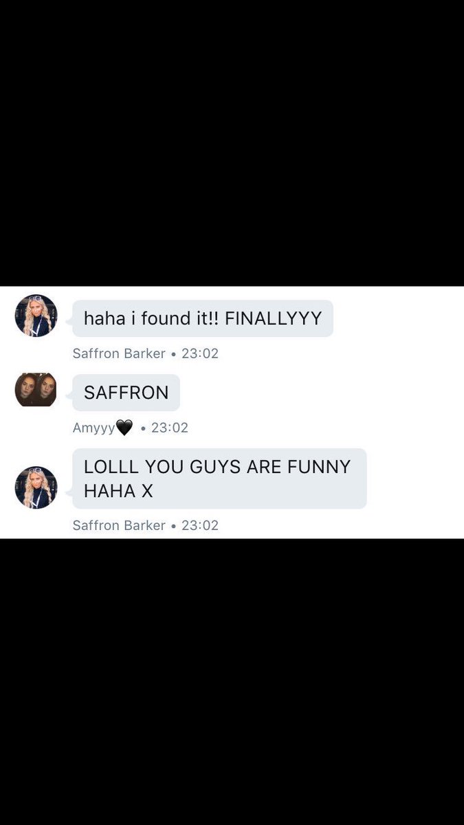 laurenmandersXx's tweet photo. I can't believe @SaffronBarker actually was texting us can't believe it and I can't wait to meet you st sitc and please check my Twitter dm❤ https://t.co/0ClihNa6EQ