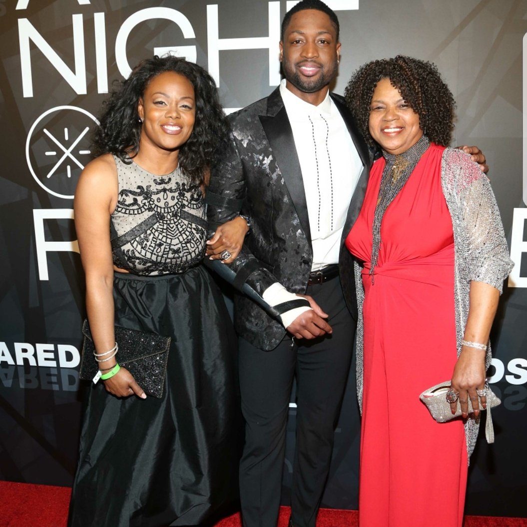 Happy Mother's Day from <a href="/wadesworldfdn/">Wade's World FDN</a>!  <a href="/wadesworldfdn/">Wade's World FDN</a> Founder &amp; CEO <a href="/dwyanewade/">DWade</a>, Executive Director <a href="/tragilwade/">Tragil Wade</a> and their mom <a href="/MamaWade3/">JoLinda Wade</a>!